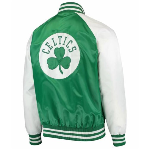 Kelly Green/White Boston Celtics Point Guard Jacket - Image 2