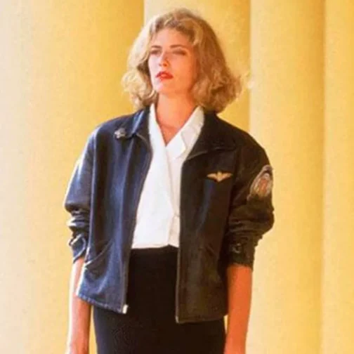 Top Gun Charlie Leather Jacket - Image 5
