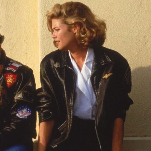 Top Gun Charlie Leather Jacket - Image 7