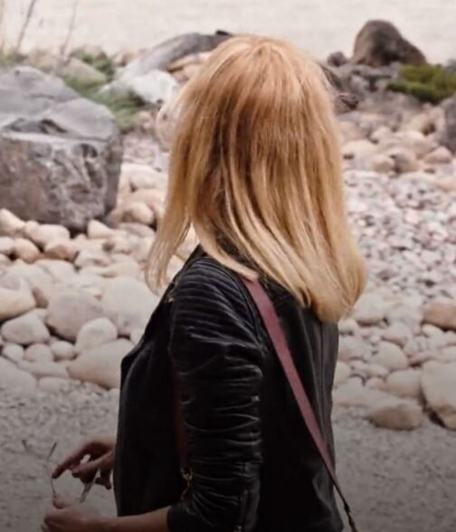 Yellowstone Kelly Reilly Season 04 Biker Leather Jacket - Image 5