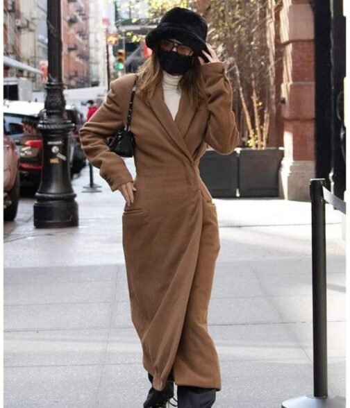 Kendall Jenner Street Wear Wool Coat - Image 2
