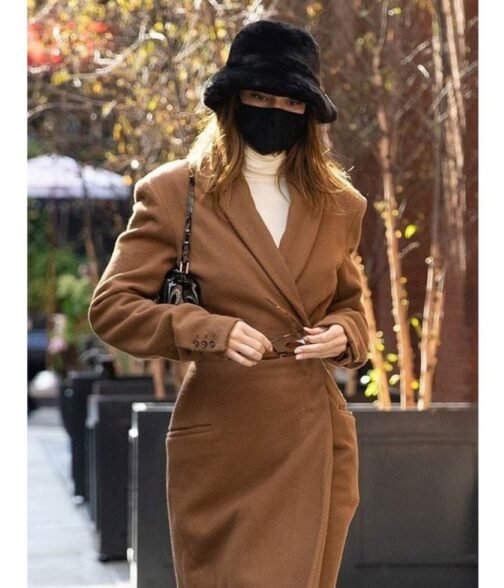 Kendall Jenner Street Wear Wool Coat - Image 5