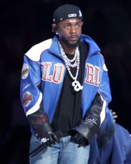 Super Bowl 2025 Halftime Show Gloria Leather Jacket