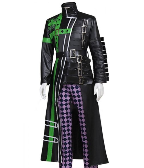 Kent Amnesia Buckle Black Leather Coat - Image 4