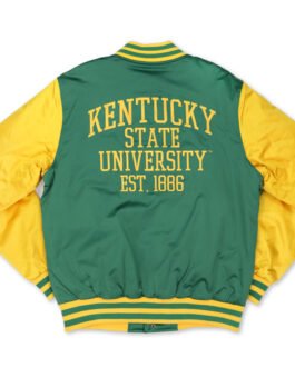 Kentucky State Green and Gold Baseball Jacket