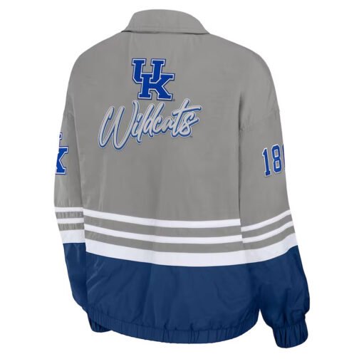 Kentucky Wildcats Throwback Windbreaker Jacket - Image 2