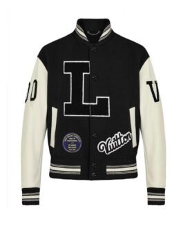 Kenya Barris Blackaf Black and White Varsity Jacket