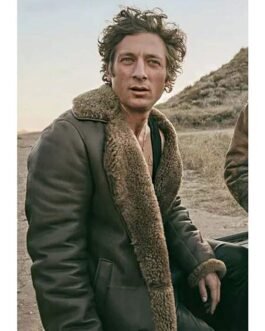 Jeremy Allen White The Iron Claw Leather Coat