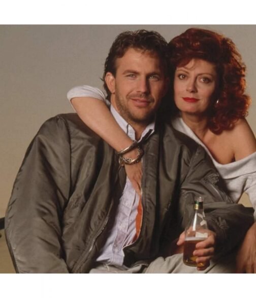Kevin Costner Bull Durham Bomber Jacket - Image 9