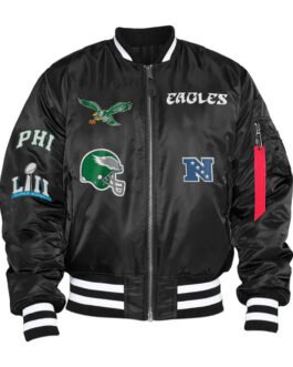 Kevin Hart Philadelphia Eagles Black Jacket