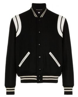 Kid True Story Teddy Black Varsity Jacket
