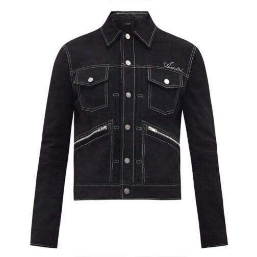 Kevin Jonas Claim to Fame Season 1 Black Denim Jacket - Image 4