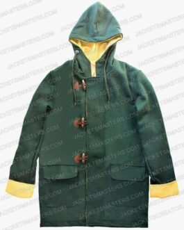 Macaulay Culkin Home Alone Green Wool Duffle Coat