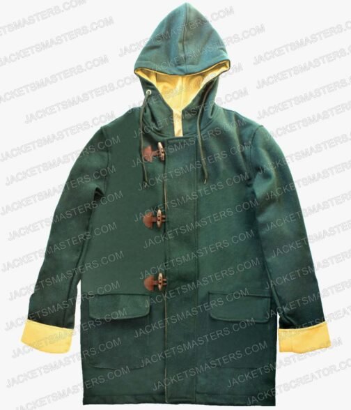 Macaulay Culkin Home Alone Green Wool Duffle Coat