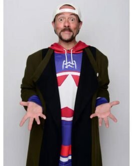 Kevin Smith Clerks III Green and Black Trench Coat