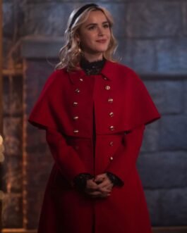 Chilling Adventures of Sabrina Season 06 Kiernan Shipka Red Coat