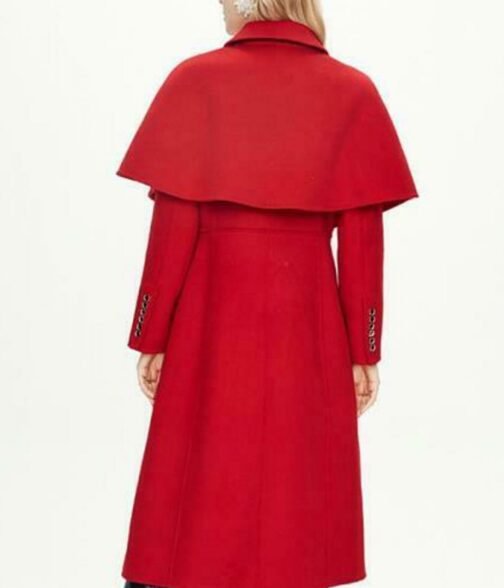 Chilling Adventures of Sabrina Season 06 Kiernan Shipka Red Coat - Image 3