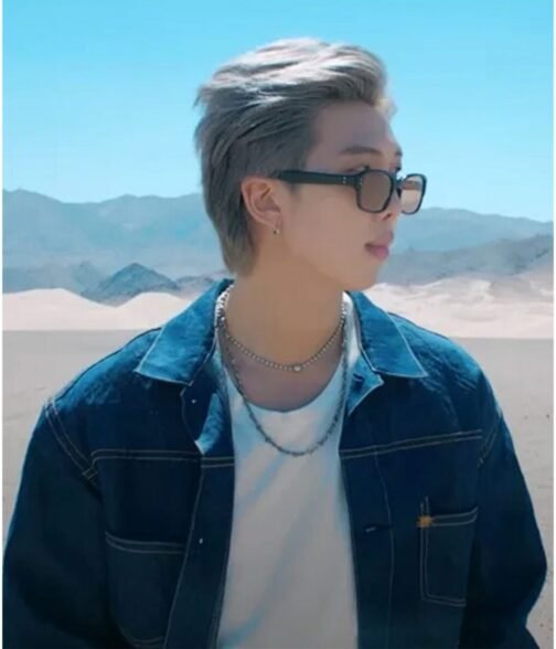 Yet To Come Kim Nam-Joon Denim Blue Jacket - Image 9