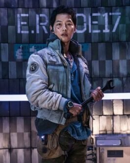 Space Sweepers Song Joong Ki Grey Bomber Jacket
