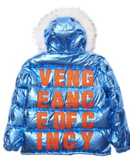 King Von Broke Opps Puffer Jacket