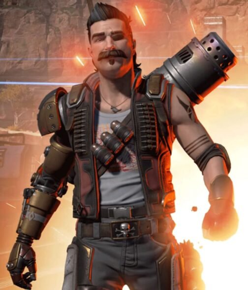 Kings Canyon Apex Legends Season 08 Leather Vest - Image 2
