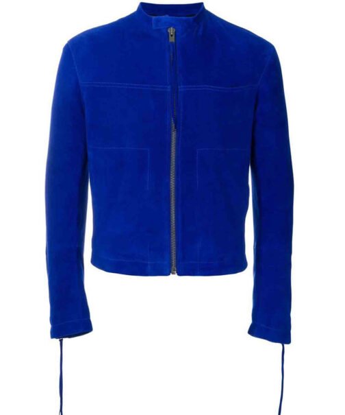 Jay Rock Blue Suede Jacket