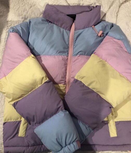 Unicorn Store Brie Larson Color Block Puffer Jacket