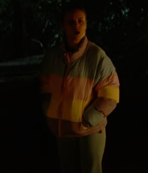 Unicorn Store Brie Larson Color Block Puffer Jacket - Image 6