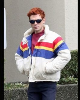 KJ Apa Riverdale Star Puffer Colorful Jacket