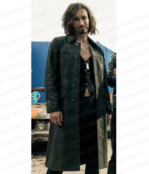 Robert Sheehan The Umbrella Academy S03 Black Wool Coat