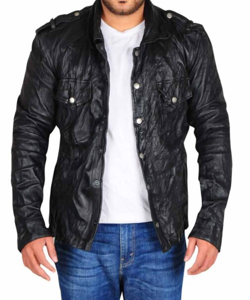 Joseph Morgan The Vampire Diaries Leather Jacket - Image 4