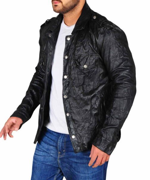 Joseph Morgan The Vampire Diaries Leather Jacket - Image 5