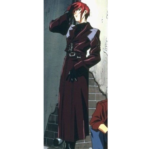Knight Hunters Balinese Wool Maroon Coat - Image 2