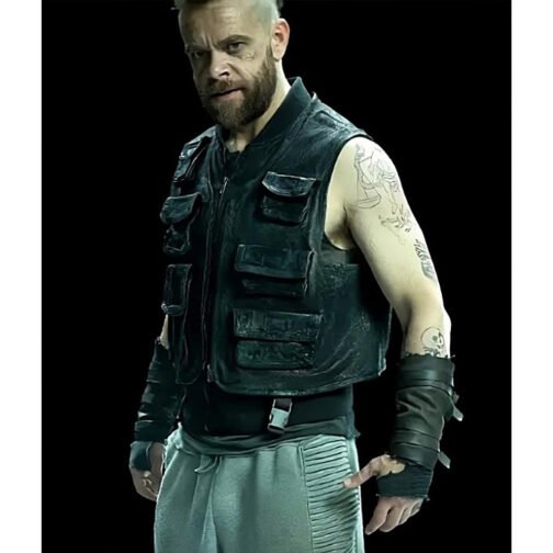Knights of The Zodiac Nick Stahl Leather Vest - Image 3