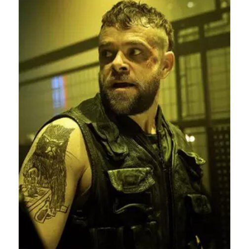 Knights of The Zodiac Nick Stahl Leather Vest - Image 2