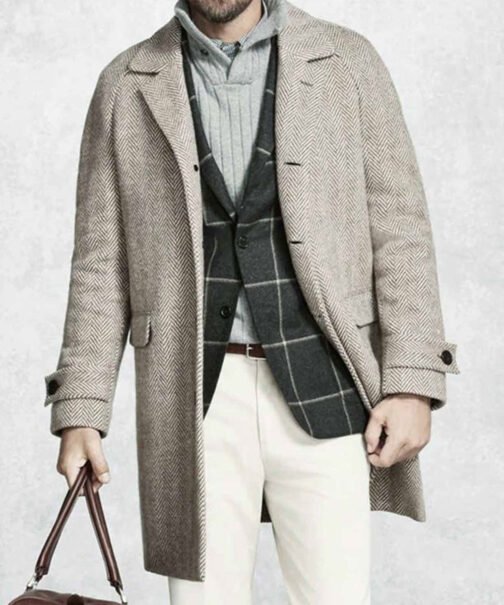Knives Out Daniel Craig Wool Coat - Image 4