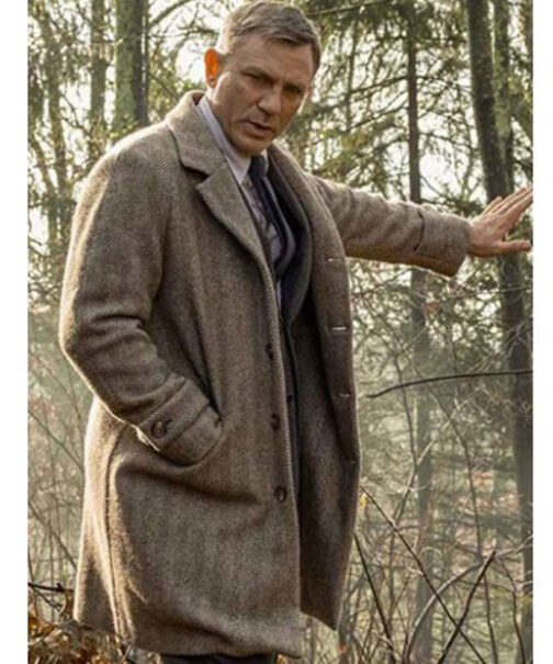 Knives Out Daniel Craig Wool Coat - Image 5