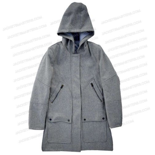 Ana De Armas Knives Out Wool Coat - Image 3