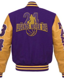 Los Angeles Lakers Kobe Bryant Mamba Letterman Jacket
