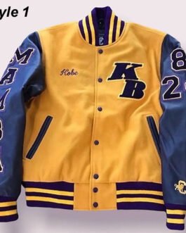 Kobe Bryant Legend Never Die Varsity Yellow/Blue Jacket