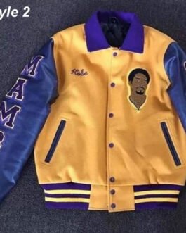 Kobe Bryant Legend Never Die Varsity Yellow/Blue Jacket