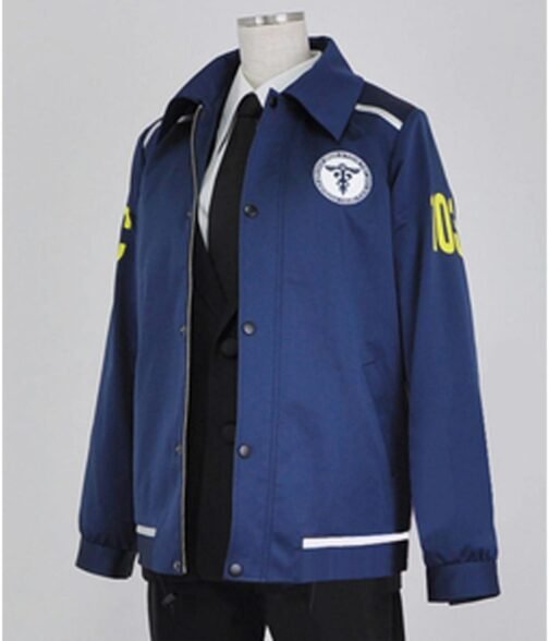 Kougami Shinya Psycho Pass Blue Cotton Jacket - Image 4
