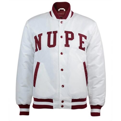 Nupe Varsity Satin Jacket - Image 2