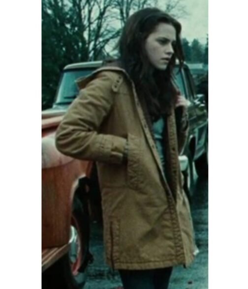 Kristen Stewart Twilight Coat with Hood - Image 6