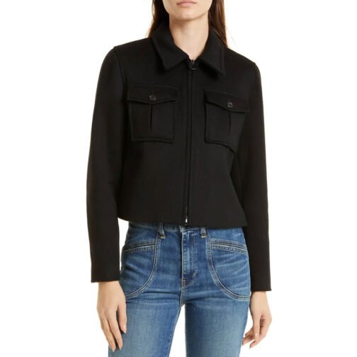 Alexa Davalos FBI Most Wanted Black Wool Jacket