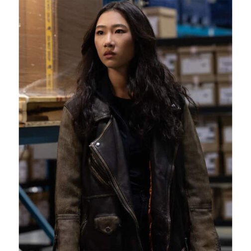 Kung Fu Season 3 Olivia Liang Leather Jacket - Image 2