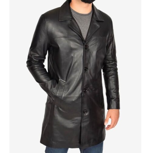 Kurt Cobain Leather Coat - Image 4
