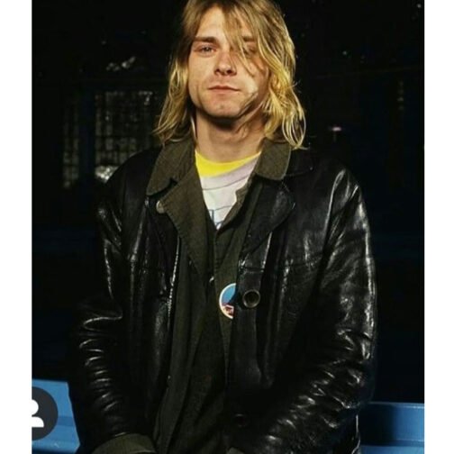 Kurt Cobain Leather Coat - Image 8