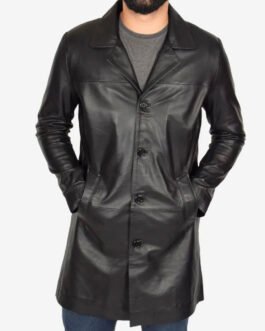 Kurt Cobain Leather Coat