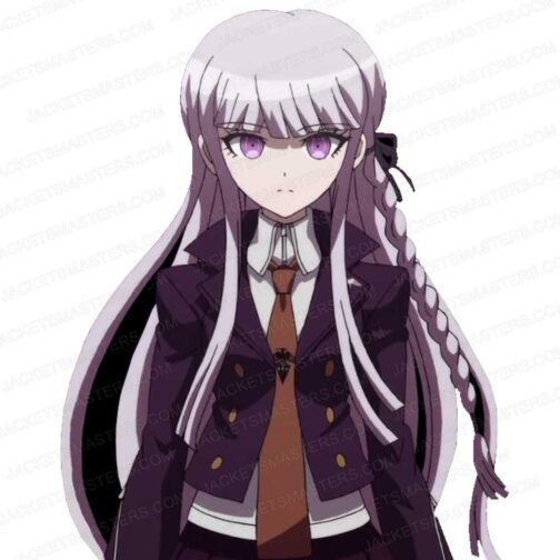 Kyoko Kirigiri Danganronpa Purple Leather Jacket - Image 7